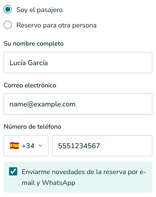 Díganos quién viaja