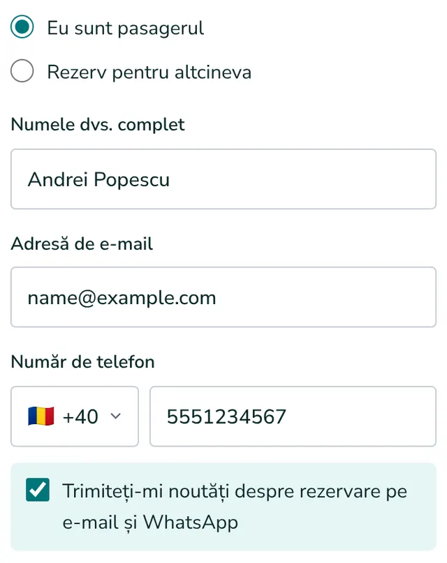 Spuneți-ne cine călătorește